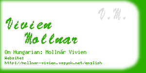vivien mollnar business card